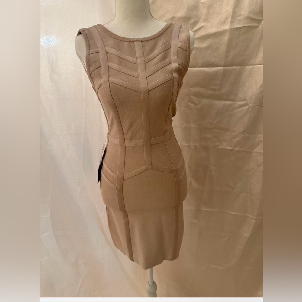 Bebe Tan Mini Dress